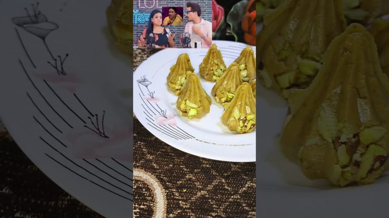 vicky ki mom ae nhe khati 😱Sweet Caramel Bliss Modak Recipe 🤤#subscribe #shorts #bhartisingh