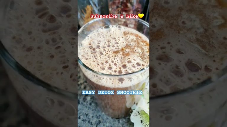 EASY DETOX SMOOTHIE For Weight Loss#cooking#shorts#food#foodlover#viral