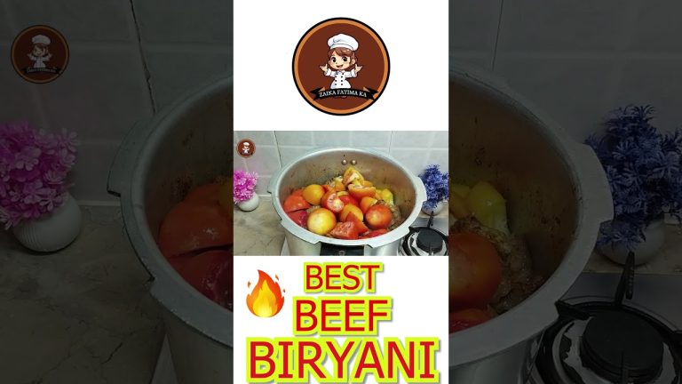 Beef Biryani Recipe | Masalaydar & Restaurant Style | Zaika Fatima Ka