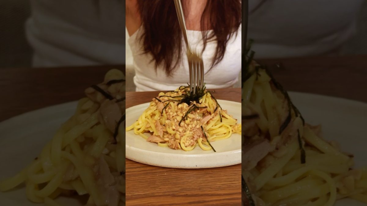 Natto pasta 🍝 for natto haters (and lovers!) #food