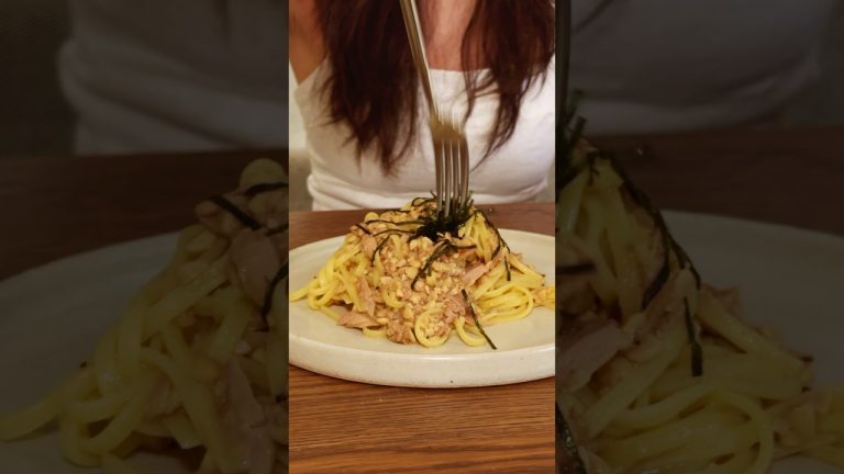 Natto pasta 🍝 for natto haters (and lovers!) #food