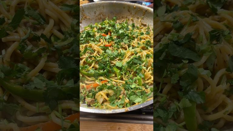 Recipe 177/365 – Fajita style spaghetti