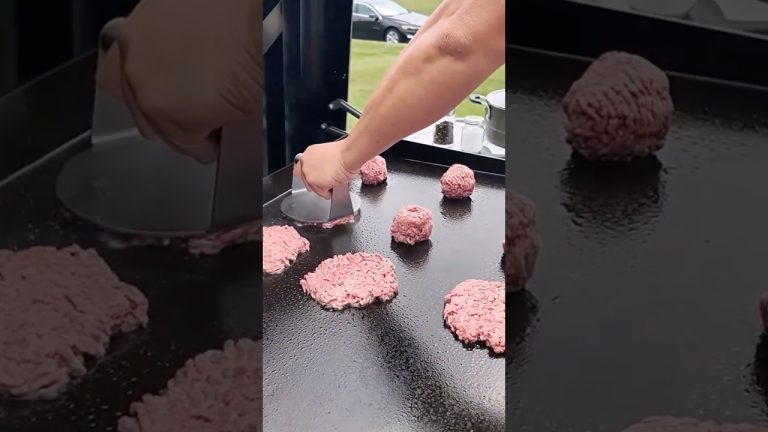 Smash Burger on a 36” Weber Slate Griddle