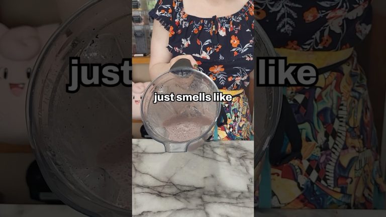 Smoothie but it’s dry…