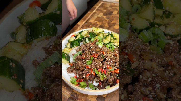 Easy 30 minute Sticky Chili Beef Recipe 😍 #icekarim