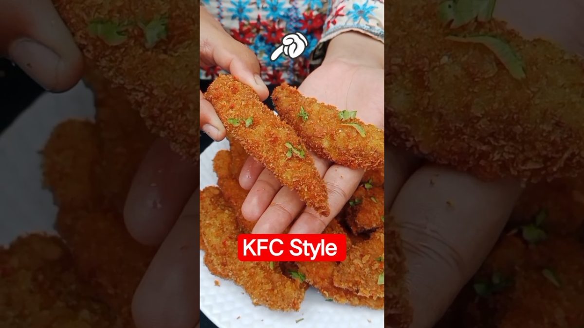 KFC Style Chicken Strips Recipe | Fried Chicken Recipe #kfcstylechicken