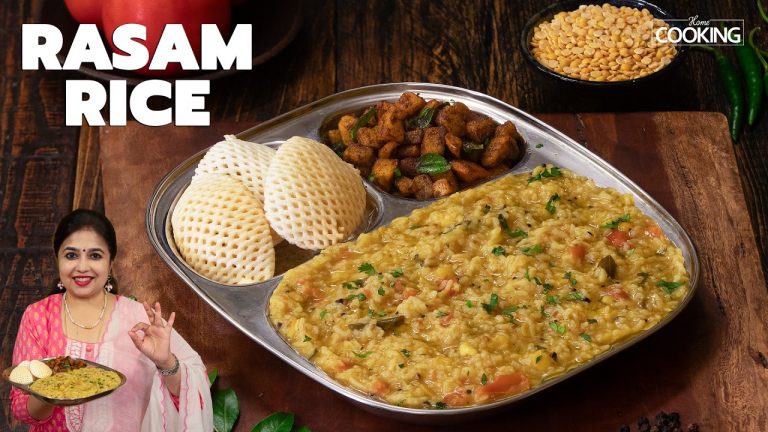 Rasam Rice Recipe | One Pot South Indian Meal | Lunch Ideas Under 15 Min