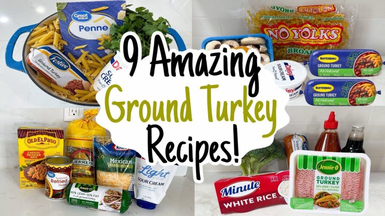 BEST Recipes Using Ground Turkey | Healthy and EASY | Julia Pacheco