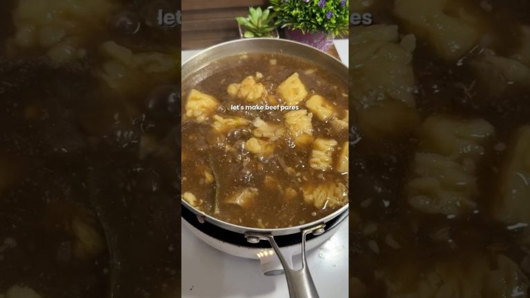 How to Cook Beef Pares | Flavorful Filipino Comfort Food Recipe #BeefPares #FilipinoFood #EasyRecipe