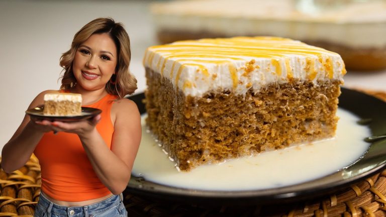 How to Make a PUMPKIN SPICE TRES LECHES CAKE – So Easy & Irresistibly Delicious!