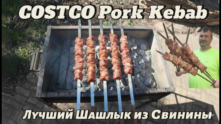 🔥Costco Pork Kebab on Mangal — Juicy, Smoky & Slightly Dangerous