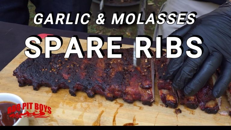 Sweet Molasses Garlic Spare Ribs