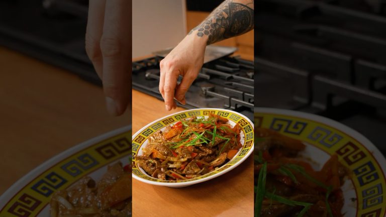 Beef in Black Pepper Sauce