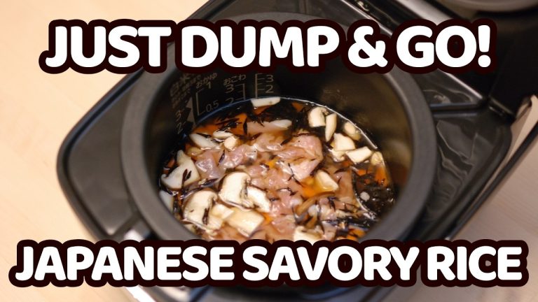Rice Cooker No-Fuss Japanese Savory Rice: JUSHI from Okinawa