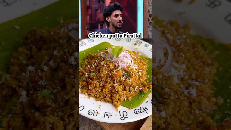 🇱🇰🔥யாழ்ப்பாணம் சிக்கன் புட்டு பிரட்டல்😋Srilankan chicken curry Chicken puttu #tcdc #jaffna