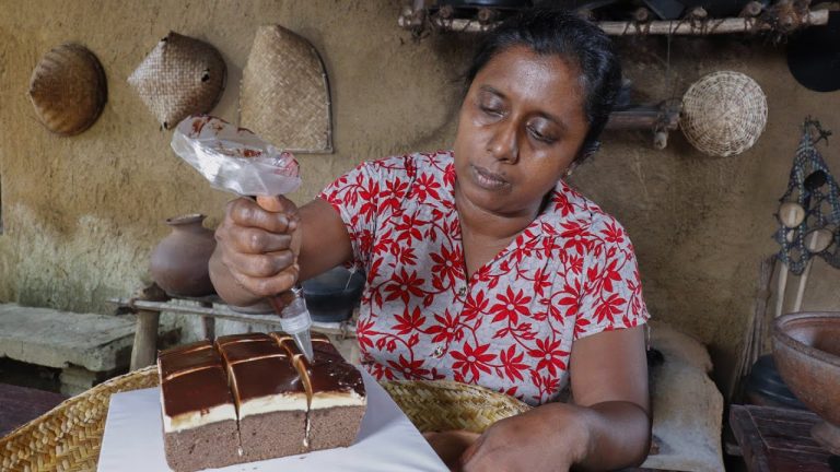 Chocolate cake / The specialty of this cake is that you can make it easily.  village kitchen recipe