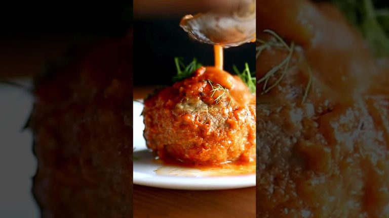 Juicy Parmesan Meatballs For  A  Romantic Dinner Date