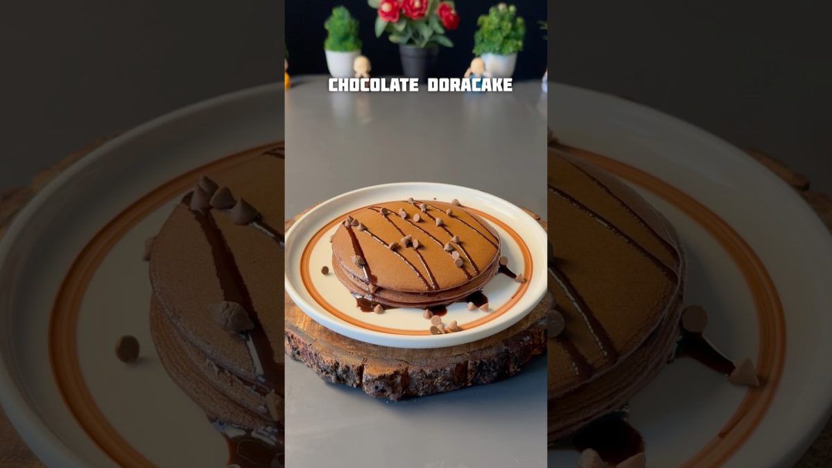 Viral Chocolate Doracake Recipe #shorts  #doracake #pancake #recipe