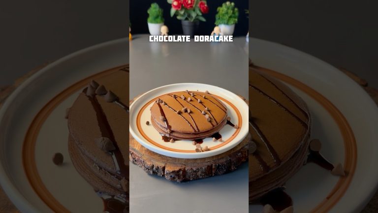 Viral Chocolate Doracake Recipe #shorts  #doracake #pancake #recipe