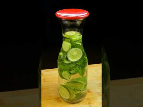 Detox Water For Summers | Best Detox Water For Weight Loss & Clear Skin | ASMR Cooking #shorts #asmr
