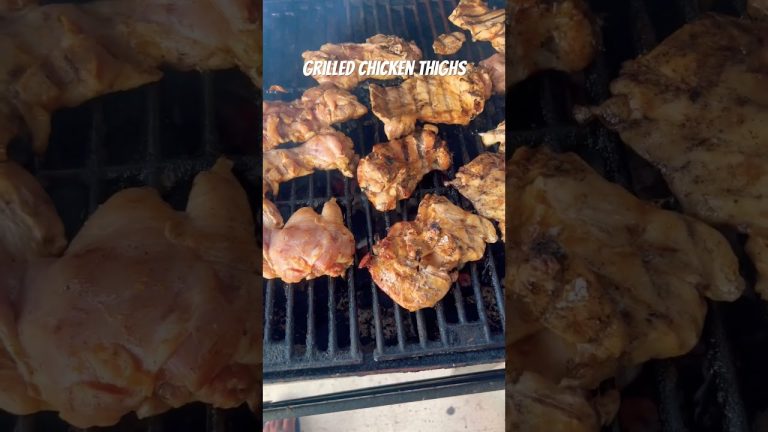 What's the SECRET to PERFECTLY Grilled Chicken Thighs?