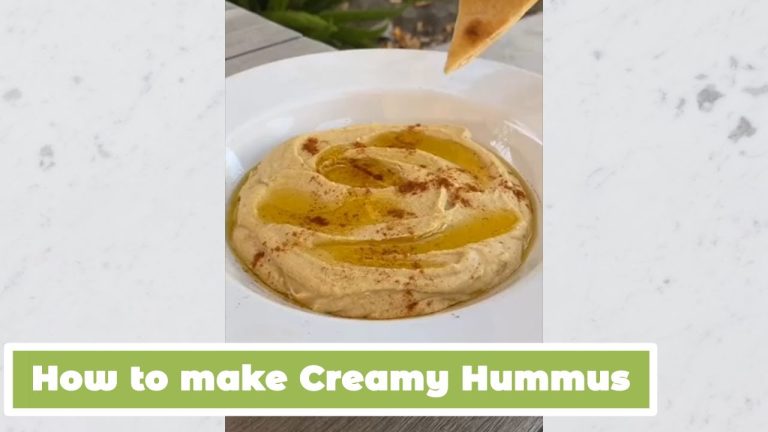 How to make Creamy Hummus | MyHealthyDish