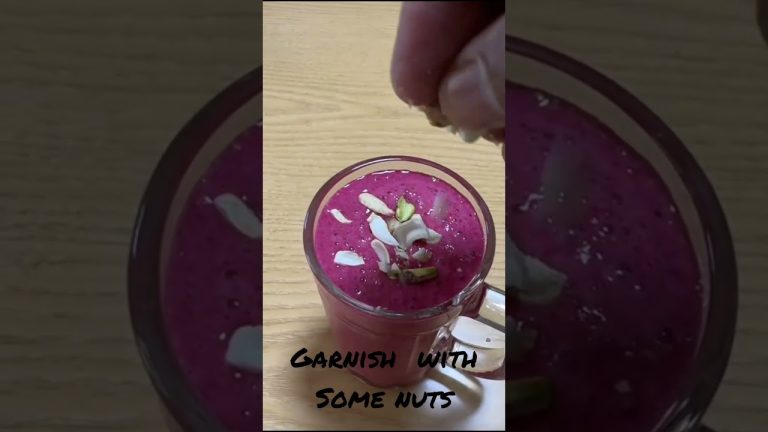 Beetroot smoothie for breakfast#shorts#shortsyoutube #breakfaststatus #healthybreakfast