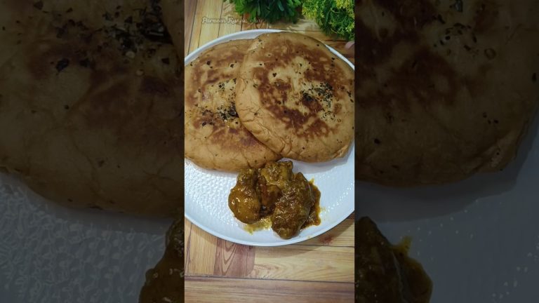 Kulcha Bread #bread #breakfast #reels #shortfeed #shorts #trendingshorts #recipe