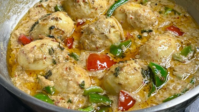 Anda Makhni Malai Masala Gravy Recipe | Dawat Special Delicious Egg Gravy Recipe