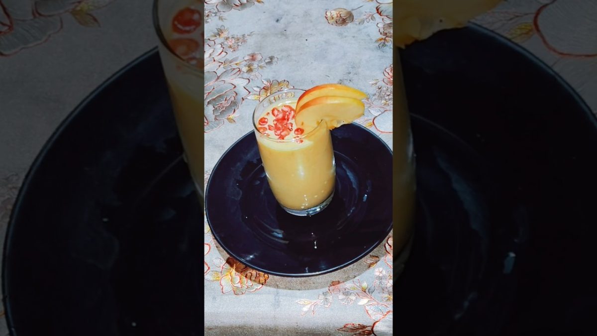 How to make Apple papaya Smoothie 🍎🥰🍎#shorts #shortsfeed #boostshort