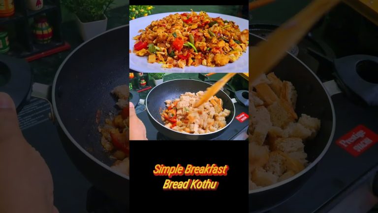 Kothu Bread Recipe in Tamil l முட்டை கொத்து பிரட் l Easy Breakfast Recipes l Bread Recipes