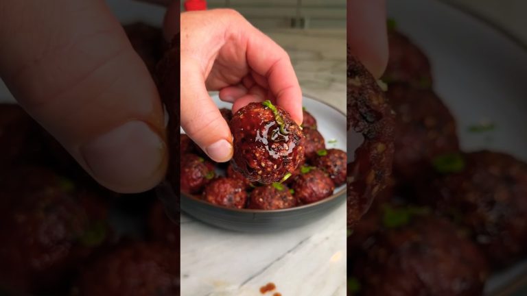 Smoked Jalapeno Popper Meatballs