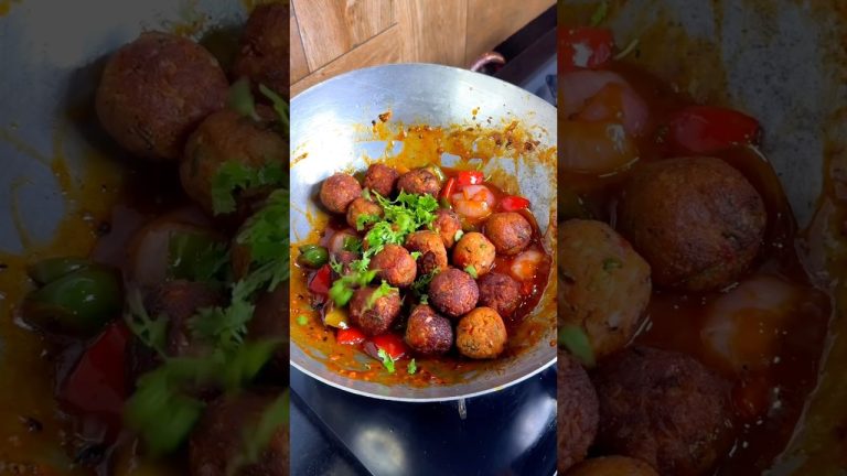 Mai to kal fir bnaungi itni gajab ki bani 😁 #shorts #bristihomekitchen #soyamanchurian