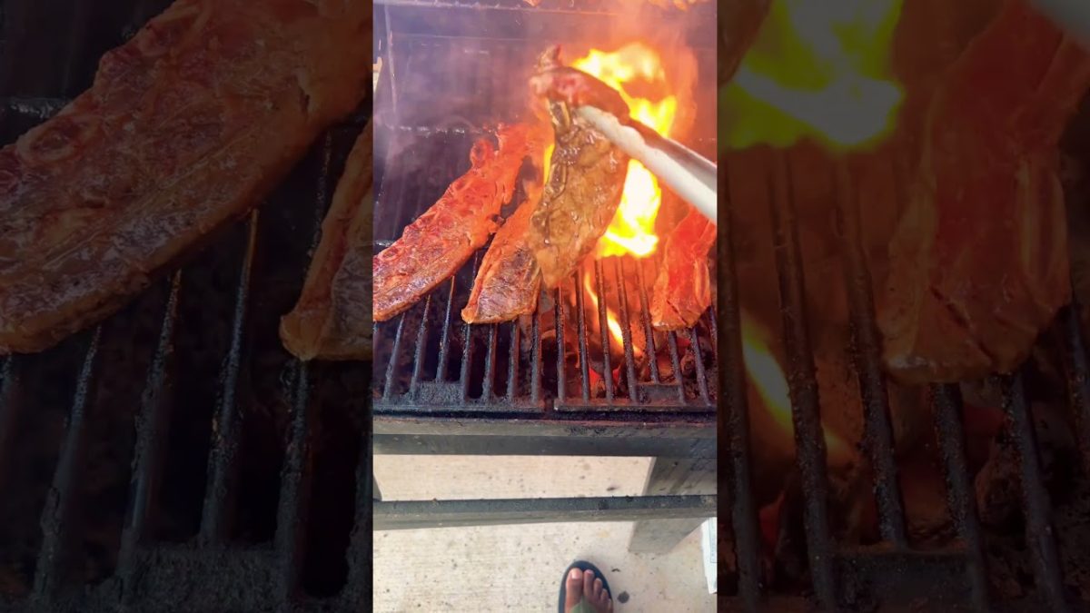 Did These Ribs Survive the Grill Fire?