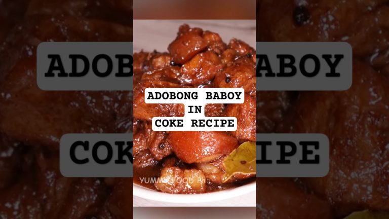 Sarap! Ng adobo natin, guys—oh! Malambot pa! Pork Adobo in Coke Recipe!