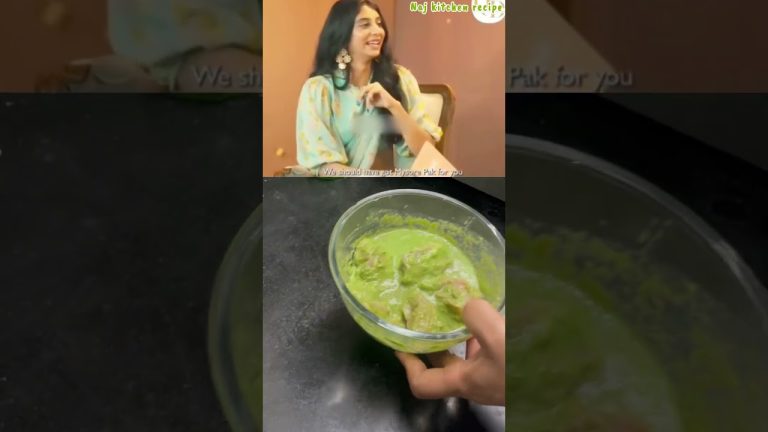 Green Chicken Recipe l #food #trending #youtubeshorts #recipe #viral #comedy #celebrity #shorts