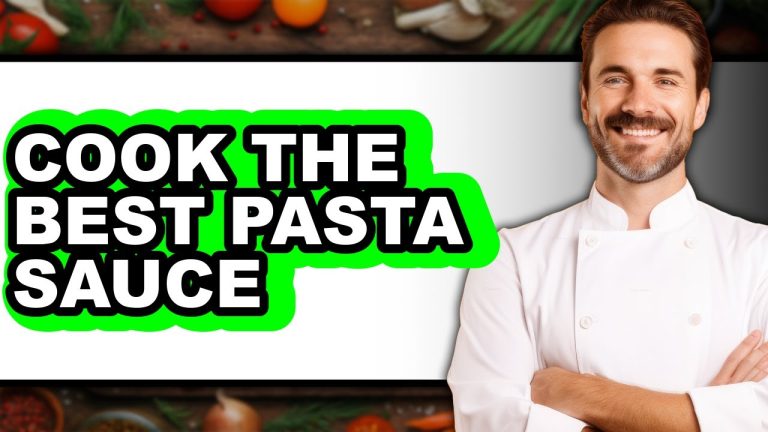 How to Cook Pasta Sauce