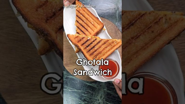 Ghotala Grill Sandwich..Super Easy & Tasty Recipe #Sandwich #Shorts