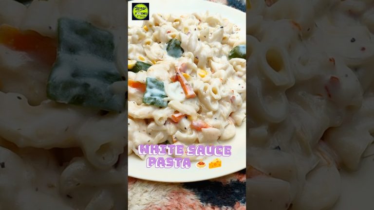 white sauce pasta recipe #shorts #youtubeshorts #trending