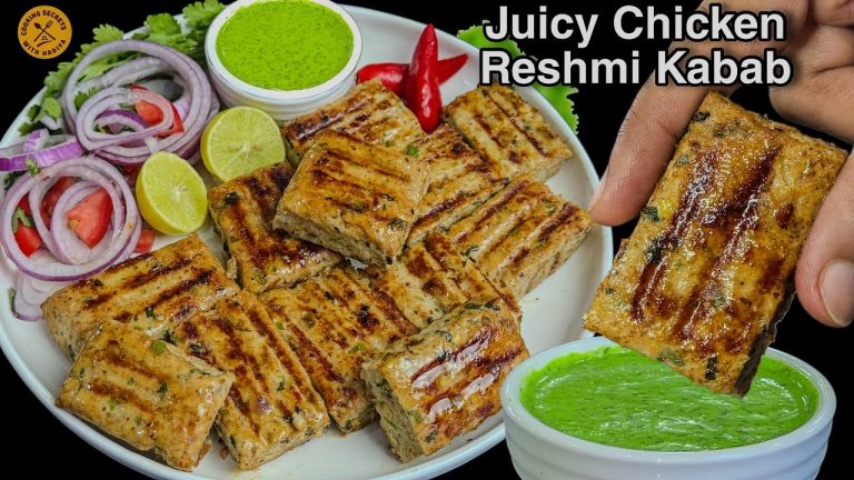 The Juiciest Chicken Reshmi Kabab Recipe | Melt In Mouth Chicken Kebabs