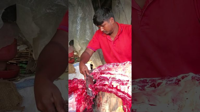 Cutting Beef by Expert Butcher 1k28 #bbqmeat #beef #freshmeat #butcher #bbq @MeatChoppersBD​