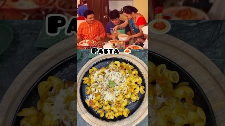TMKOC Special Pasta Recipe| Jethalal’s Favorite Snack 🤩 | Easy & Tasty Pasta Recipe #tmkoc #shorts