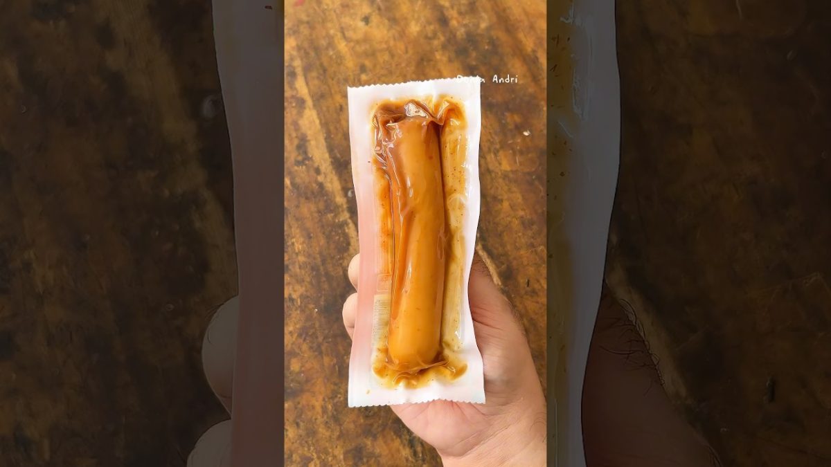 COBAIN SOSIS AYAM DENGAN SAUS HICKORY BBQ