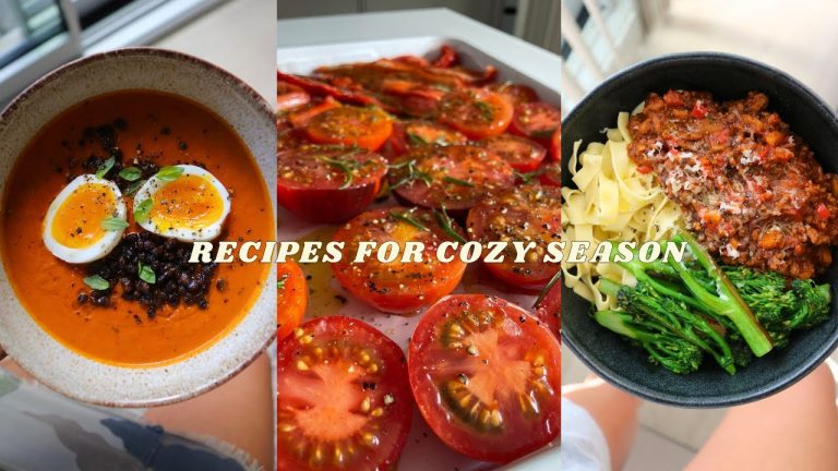 RECIPES FOR COZY SEASON 🍁