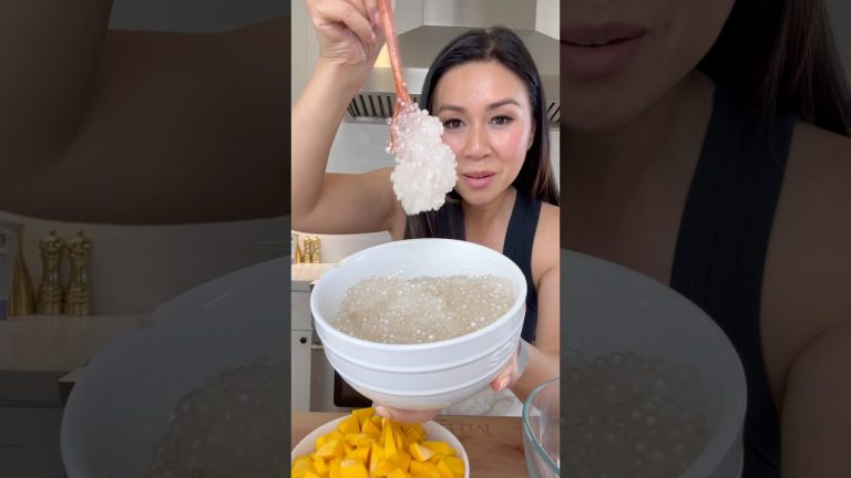 How to make Sago in Mango Sago | Myhealthydish