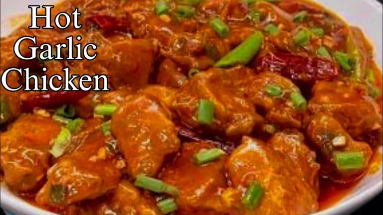 HOT GARLIC CHICKEN RECIPE | CHILLI CHICKEN RECIPE | Chinese Recipe