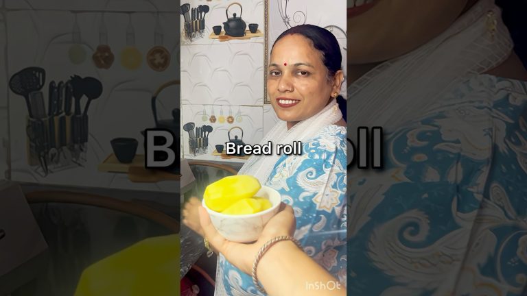 Bread Roll Recipe 🌶️ Crunchy & Delicious! #cooking #shorts