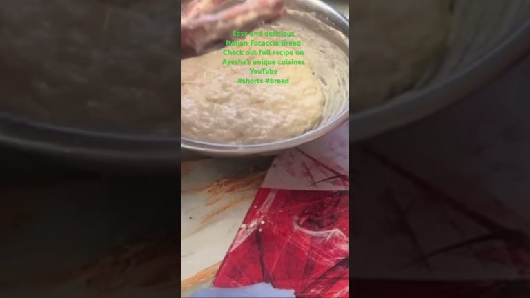 Easy and delicious Focaccia Bread Recipe #healthy #cooking #food