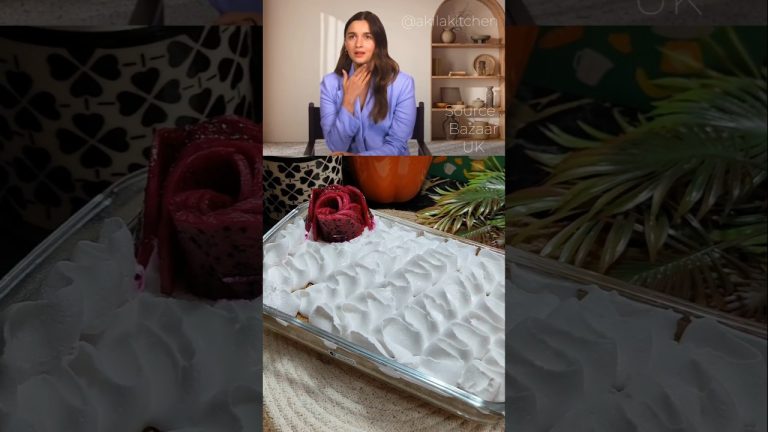 ✨ Alia Bhatt Lato Cake Recipe | Easy Homemade Celebrity Dessert |viralvideo#ytshorts #fyp