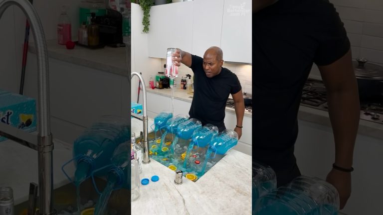 Blue Sink Jungle Juice #cocktail